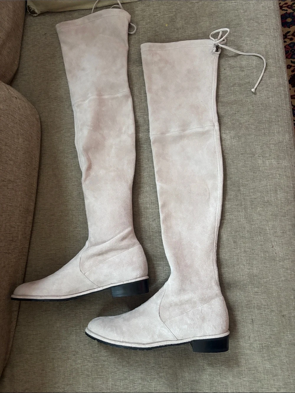 Stuart weitzman Over the Knee Boots Cement Gray Grey Size 8N